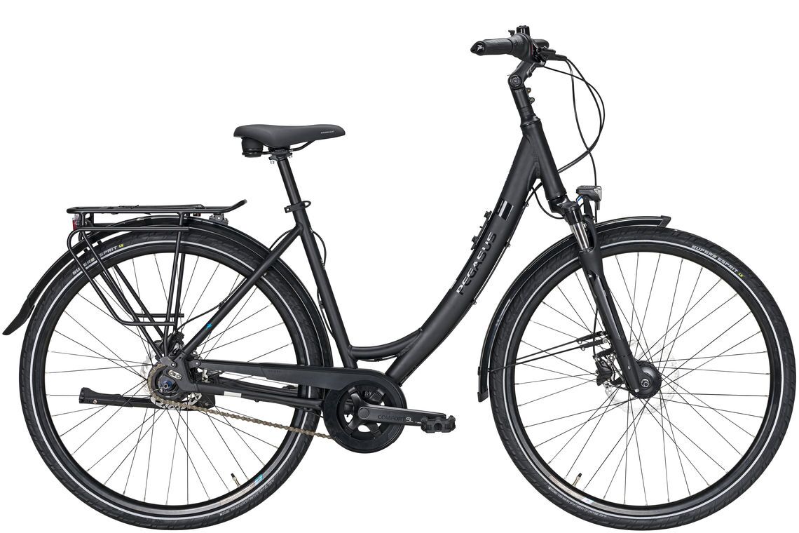 Pegasus Savona SL Disc 8 black matt/i-silver